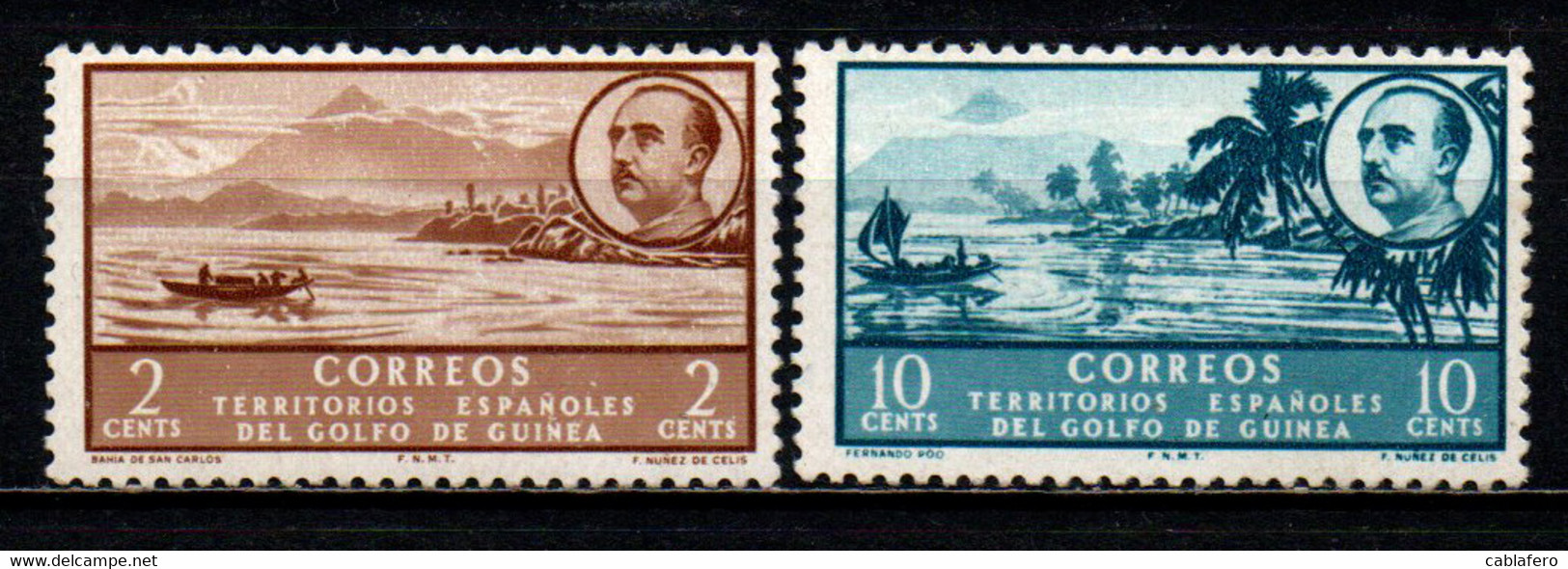 GUINEA SPAGNOLA - 1949 - San Carlos Bay - MH - Guinea Española