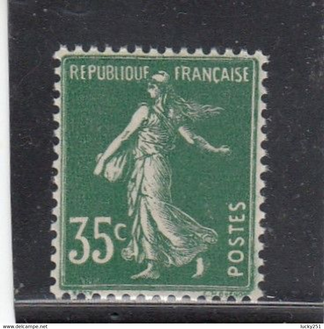 France - Année 1937-39 - Neuf** - N°YT 361 - Semeuse Camée - 35c Vert - Unused Stamps