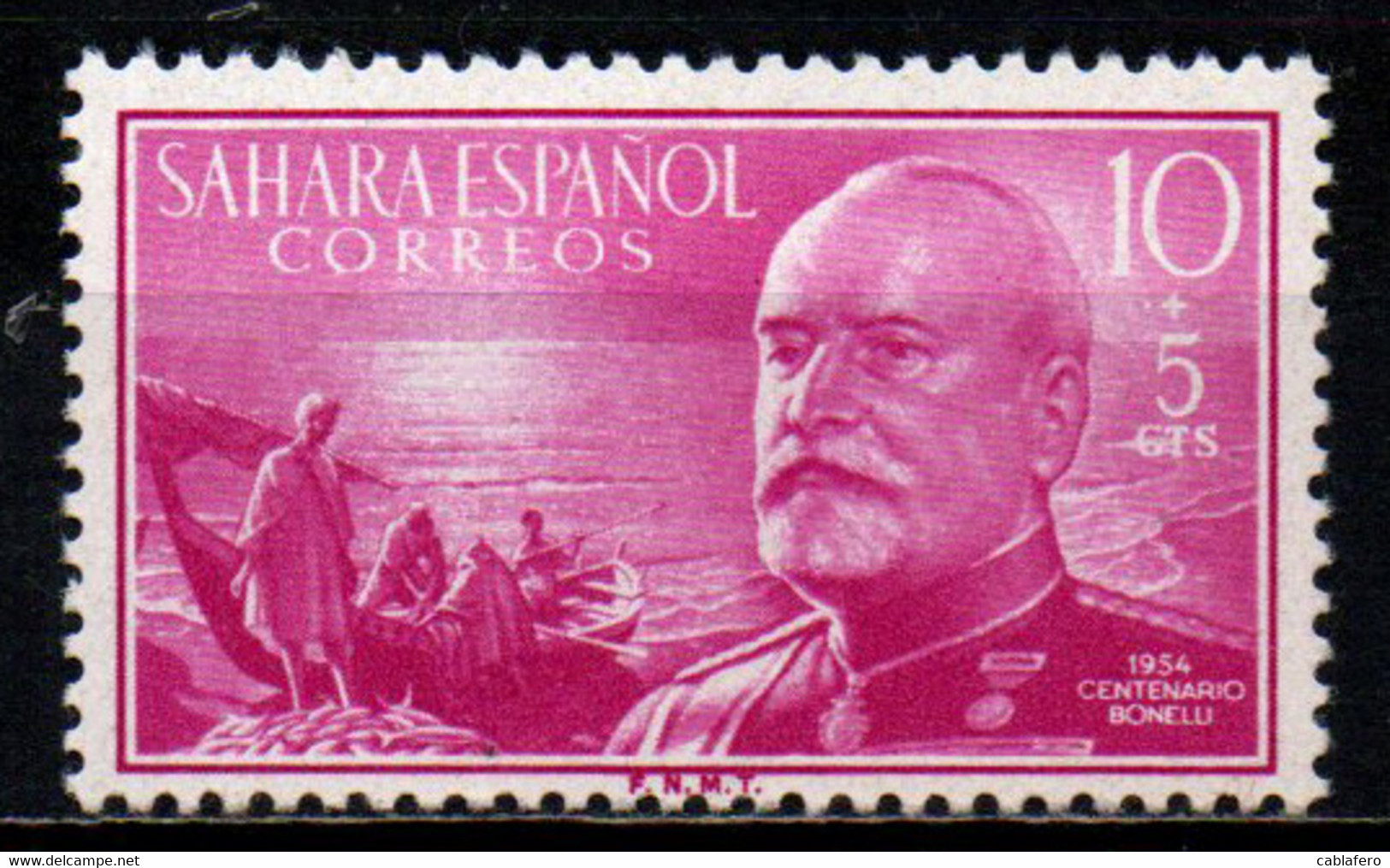 SAHARA SPAGNOLO - 1954 - Emilio Bonelli - Explorer - MH - Sahara Español