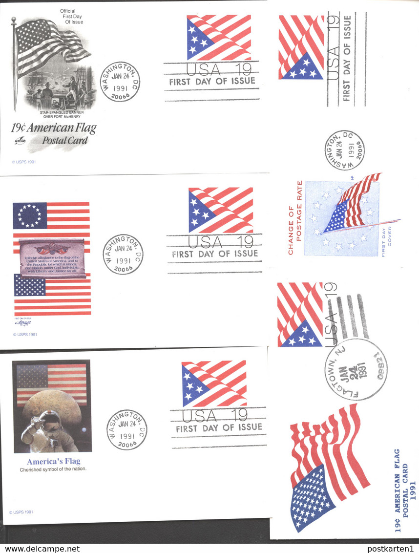 UX153 5 Postal Cards FDC 1991 - 1981-00