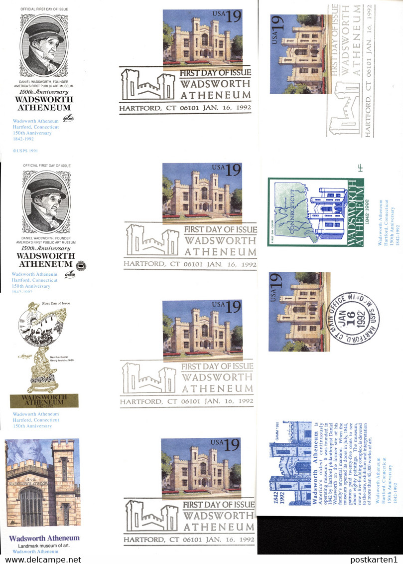 UX160 6 Postal Cards FDC 1992 - 1981-00