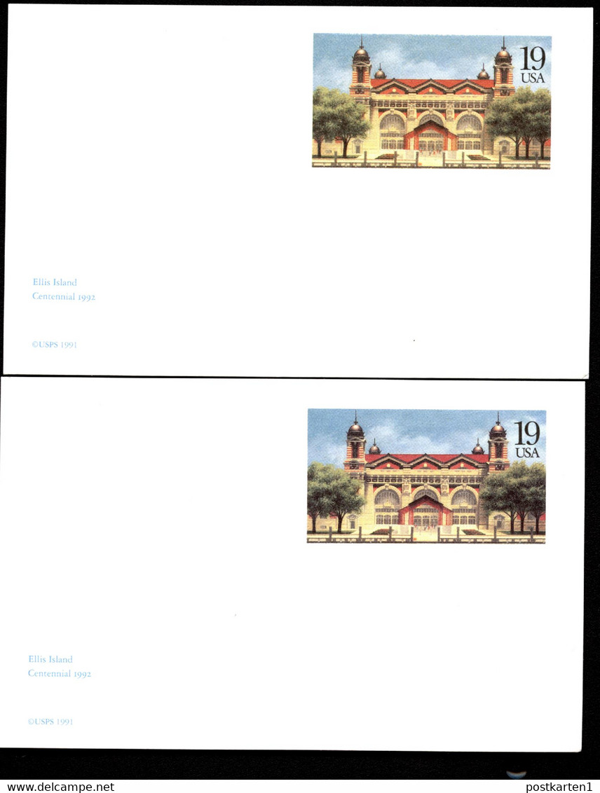 UX165 Postal Cards VARIANTS OF FLUORESCENSE Mint 1992 - 1981-00