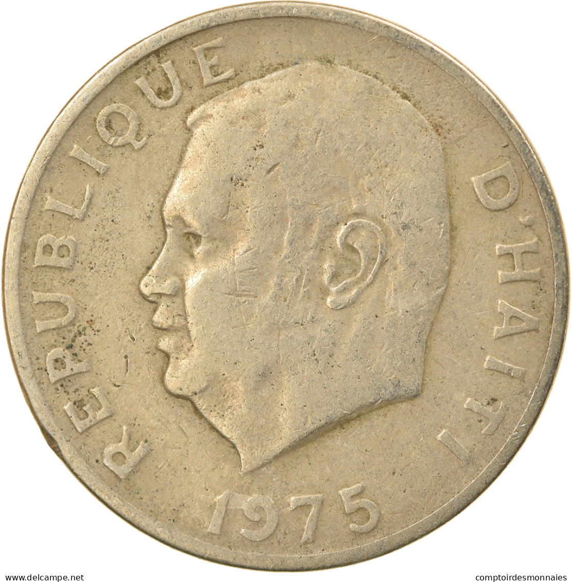 Monnaie, Haïti, 5 Centimes, 1975, TB+, Copper-nickel, KM:119 - Haïti