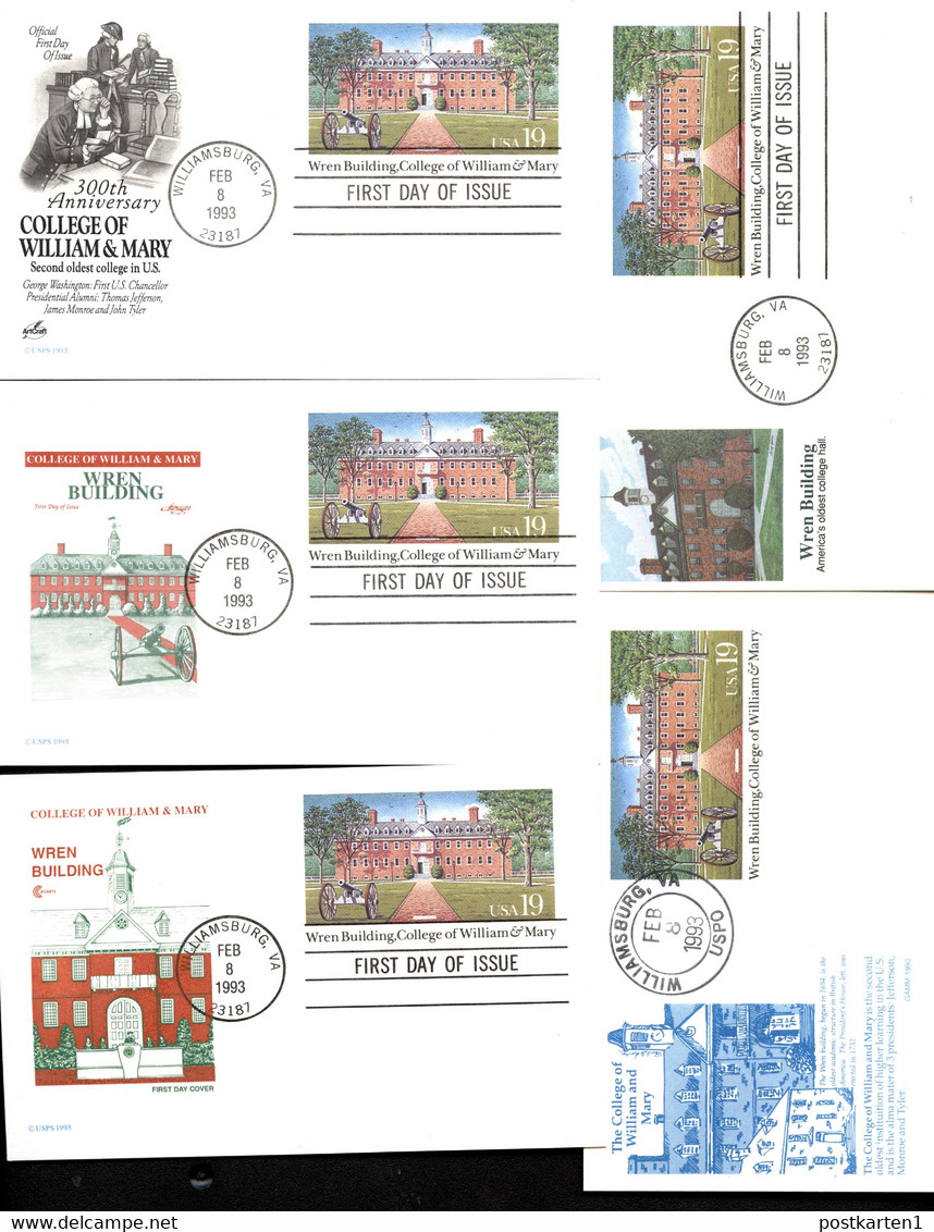 UX167 5 Postal Cards FDC 1993 - 1981-00