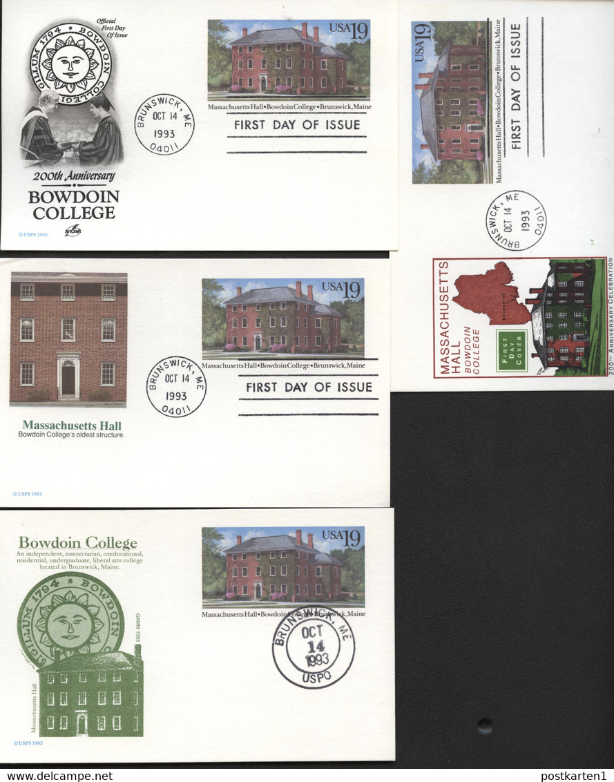 UX173 4 Postal Cards FDC 1993 - 1981-00