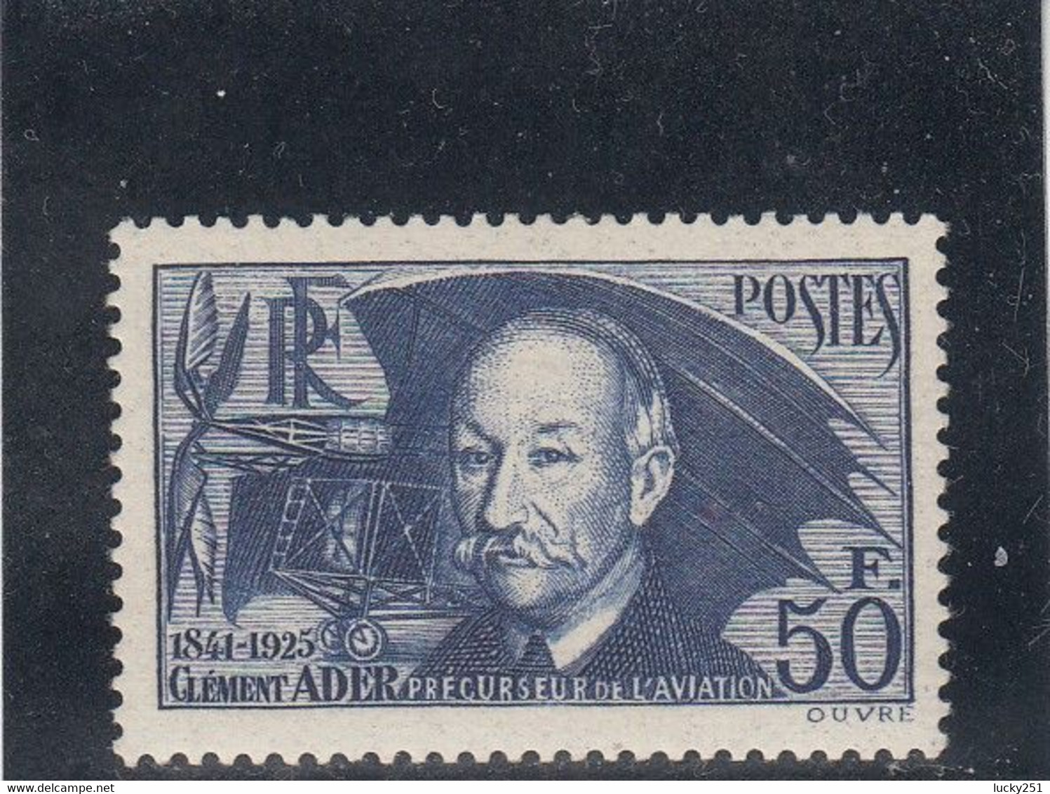 France - Année 1938 - Neuf** - N°YT 398 -  Clément Ader - Neufs