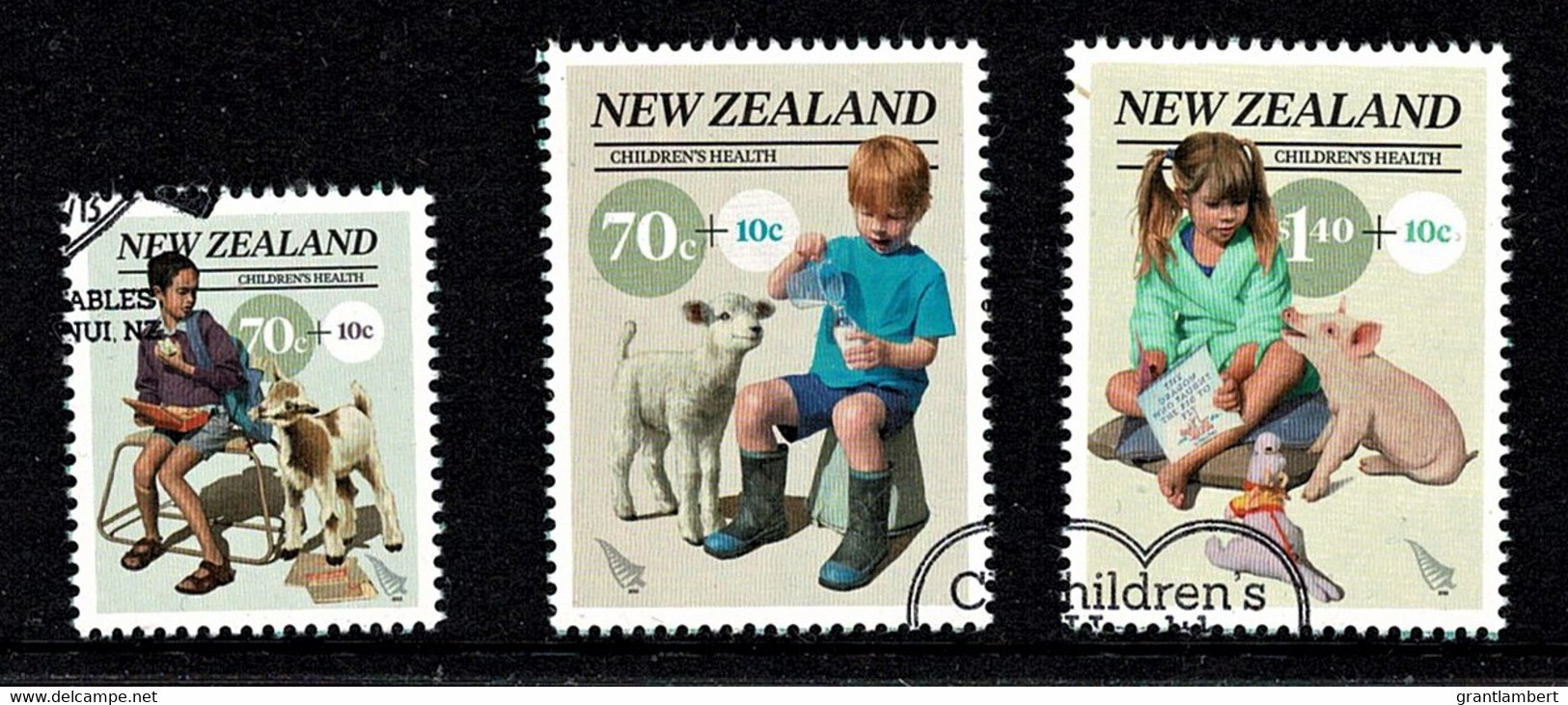 New Zealand 2013 Children's Health Set Of 3 Used - Used Stamps