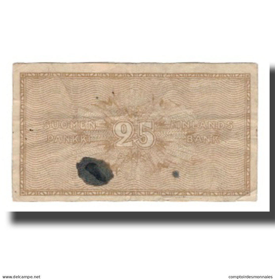 Billet, Finlande, 25 Penniä, 1918, KM:33, B+ - Finlande