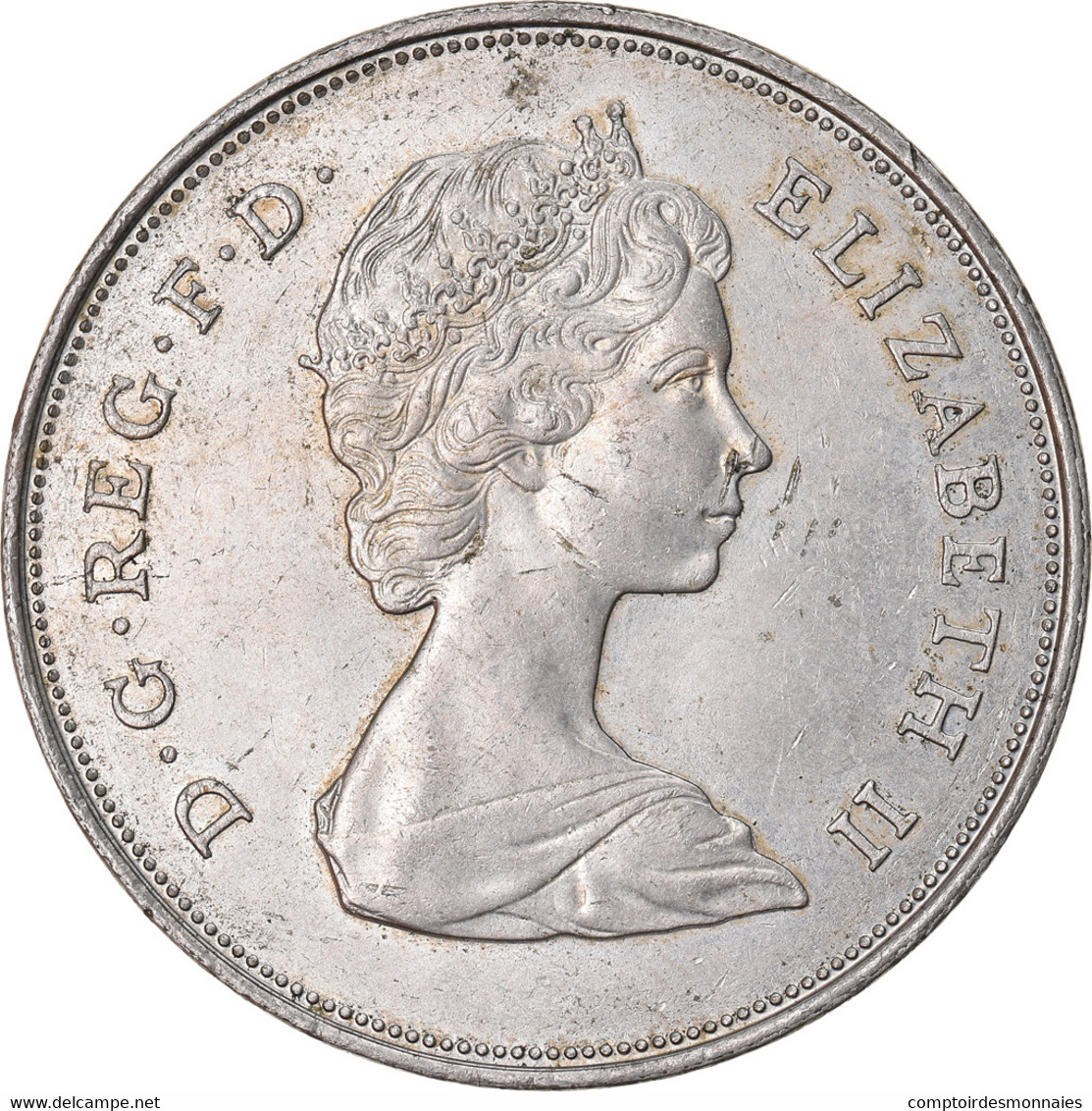 Monnaie, Grande-Bretagne, Elizabeth II, 25 New Pence, 1981, TB+, Copper-nickel - 25 New Pence