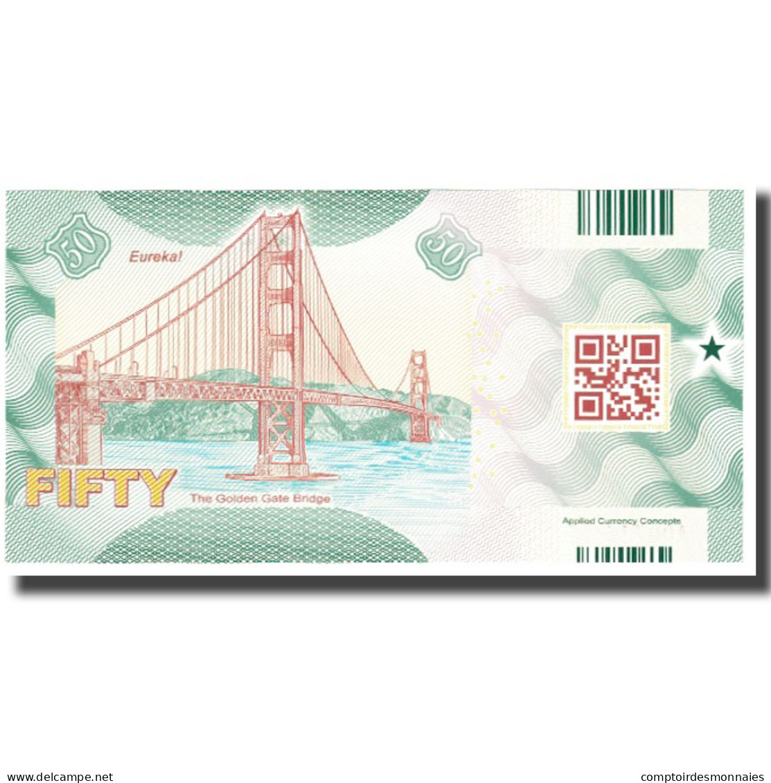 Billet, États-Unis, 50 Dollars, CALIFORNIA, NEUF - A Identificar