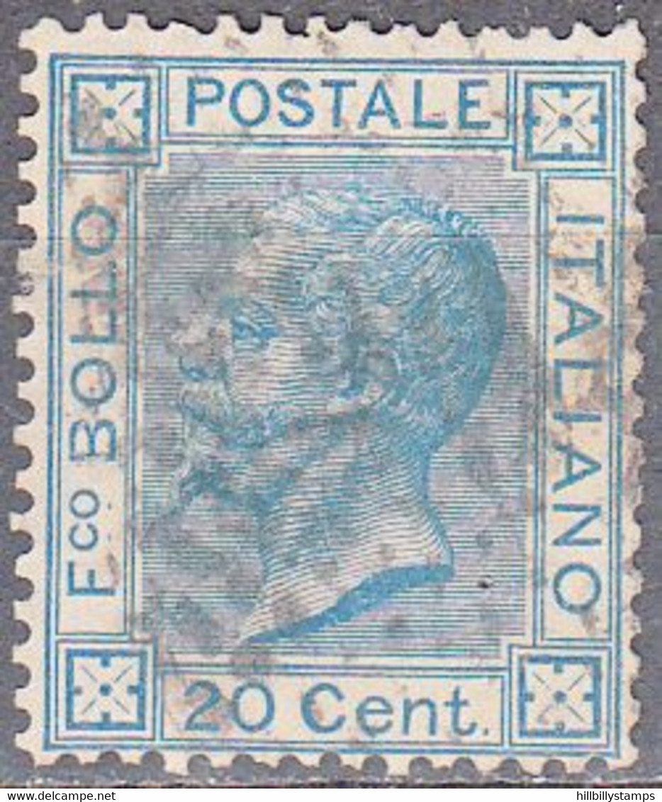 ITALY   SCOTT NO 35  USED  YEAR  1867 - Usati