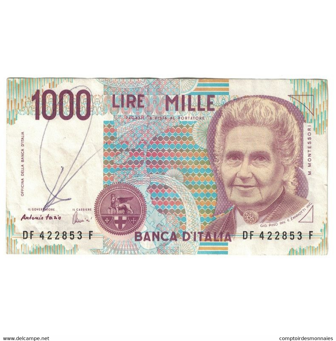 Billet, Italie, 1000 Lire, D.1990, KM:114c, TTB - 1000 Lire