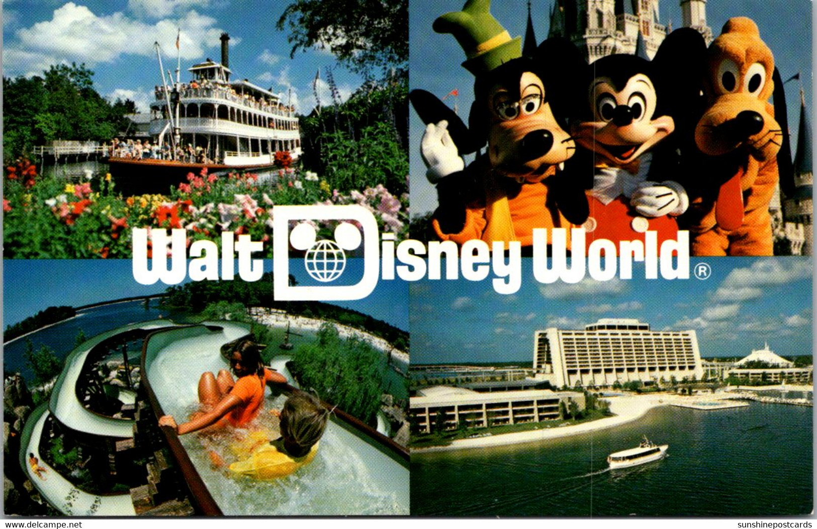 Florida Orlando Walt Disney World Goofey Mickey & Pluto Richard F Irvine Steamboat & More - Orlando