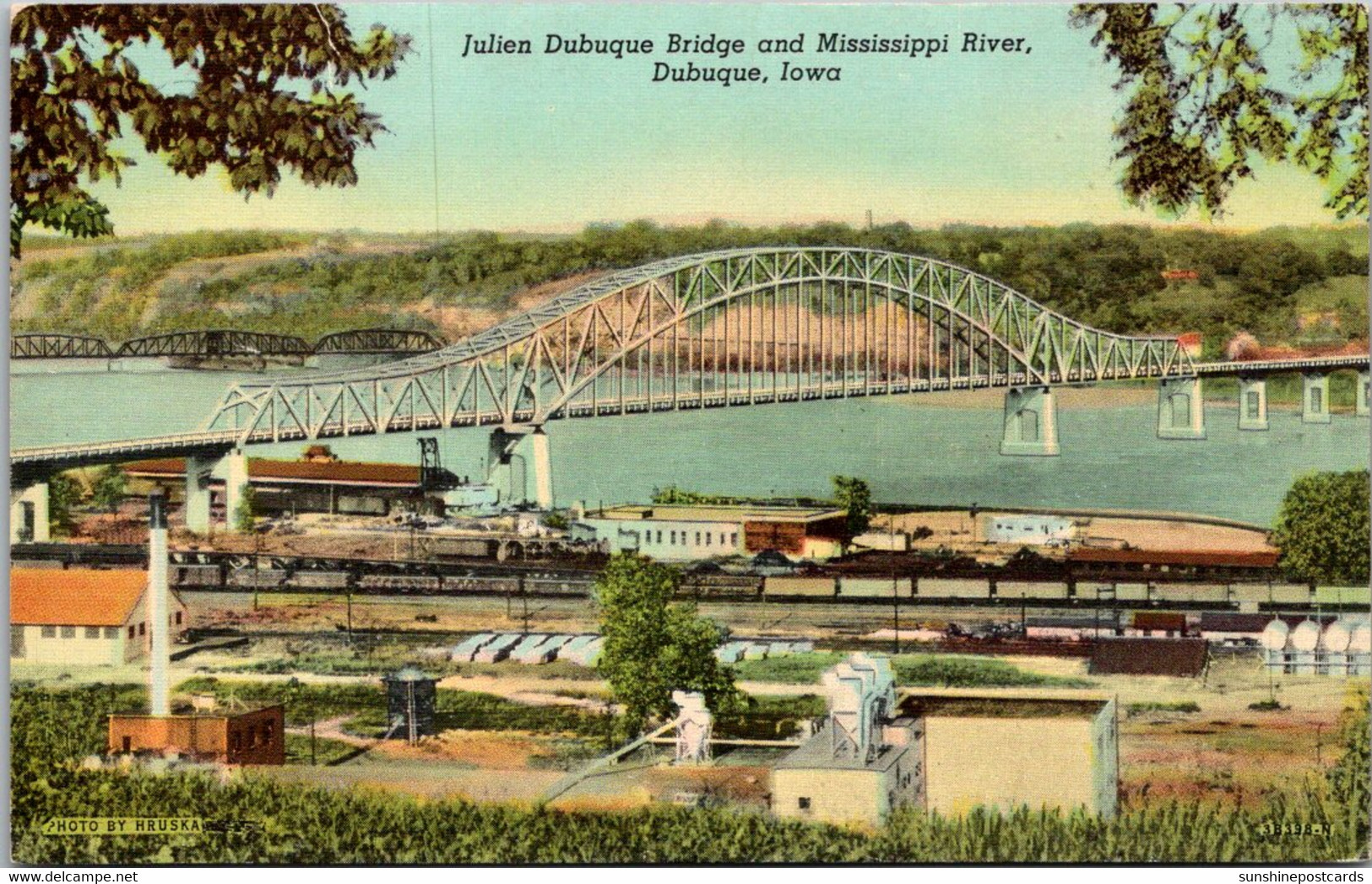 Iowa Dubuque Julien Dubuque Bridge And Mississippi River - Dubuque