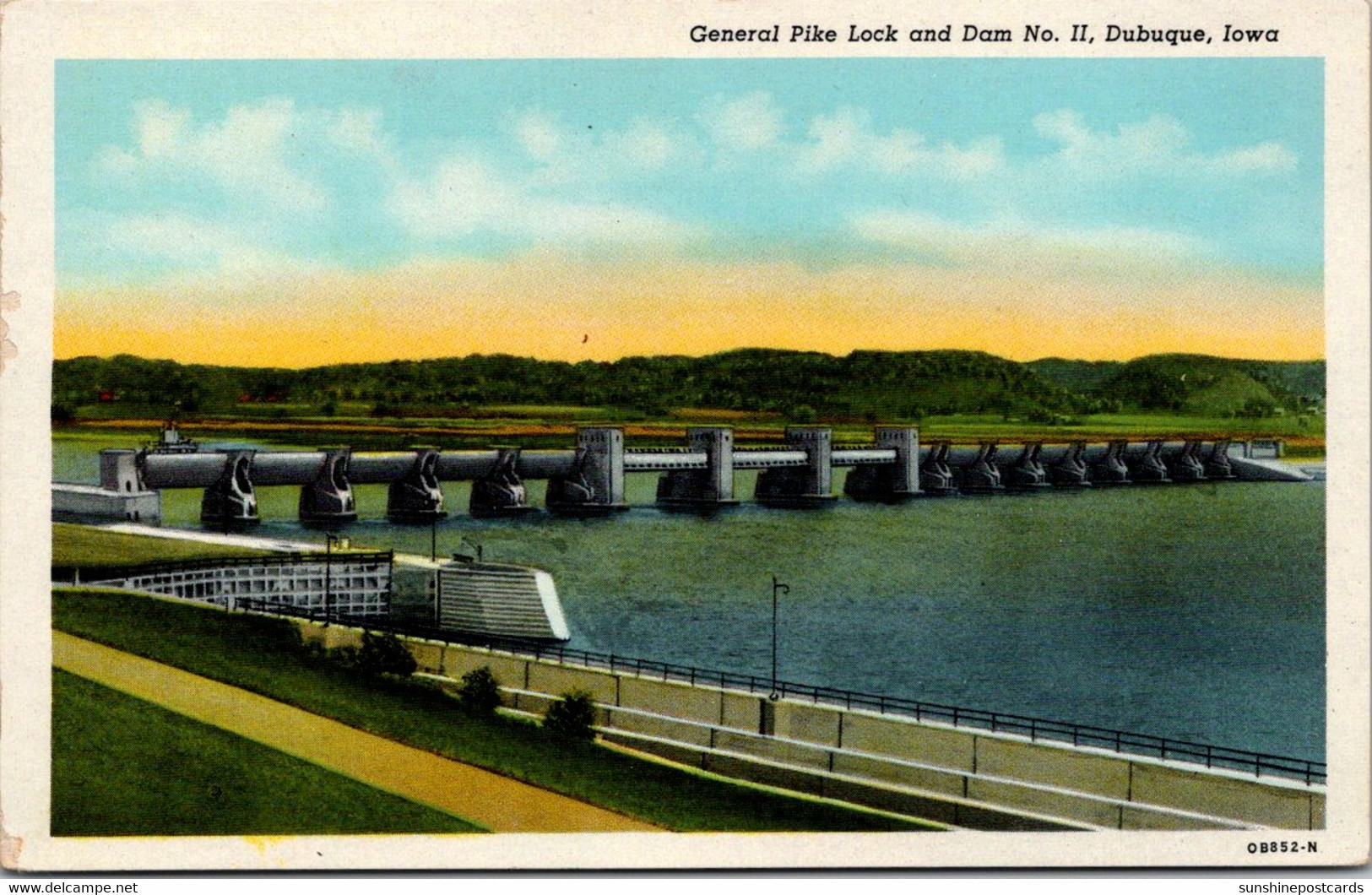 Iowa Dubuque General Pike Dam And Lock No II - Dubuque