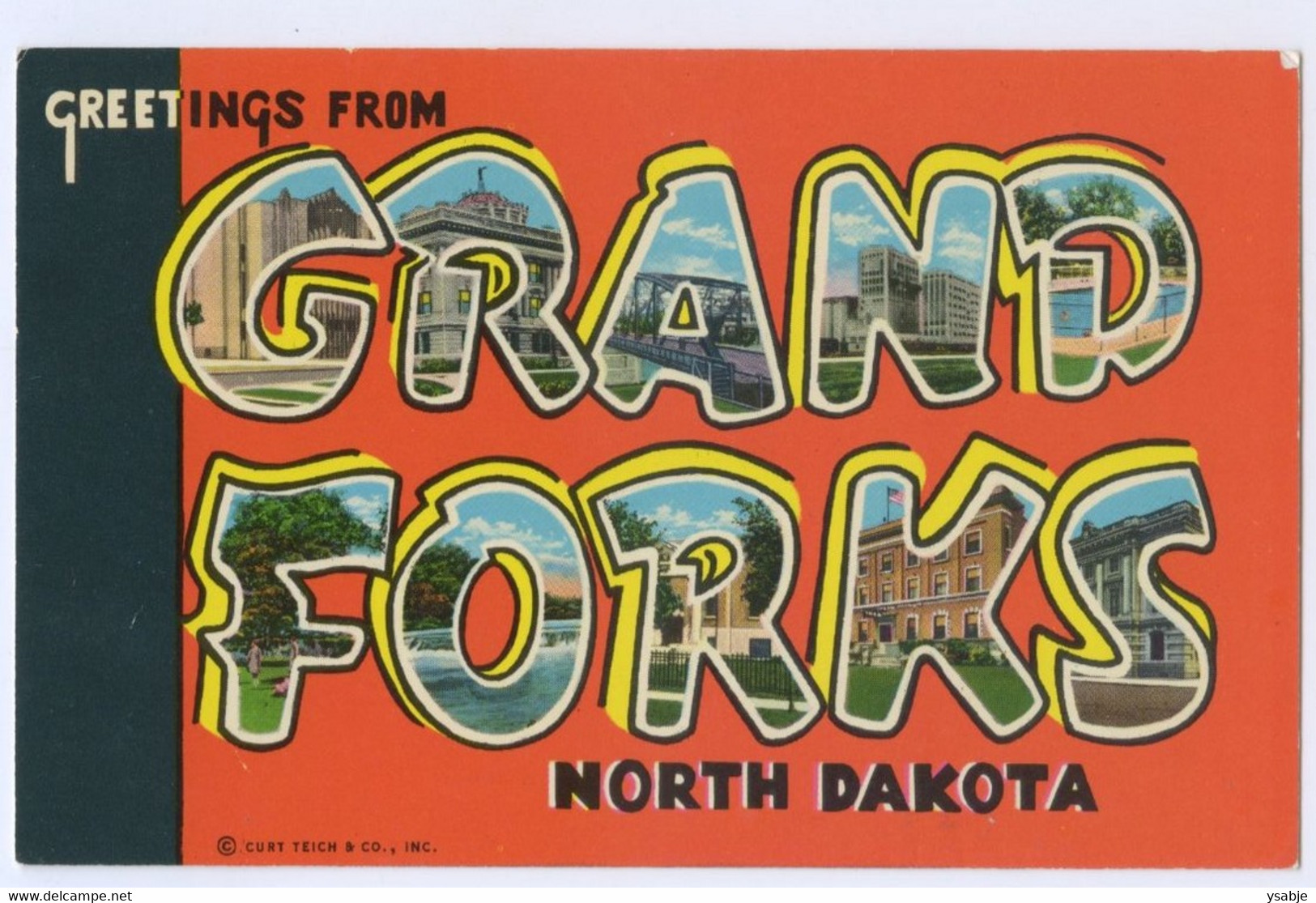 Greetings From Grand Forks - North Dakota - Grand Forks