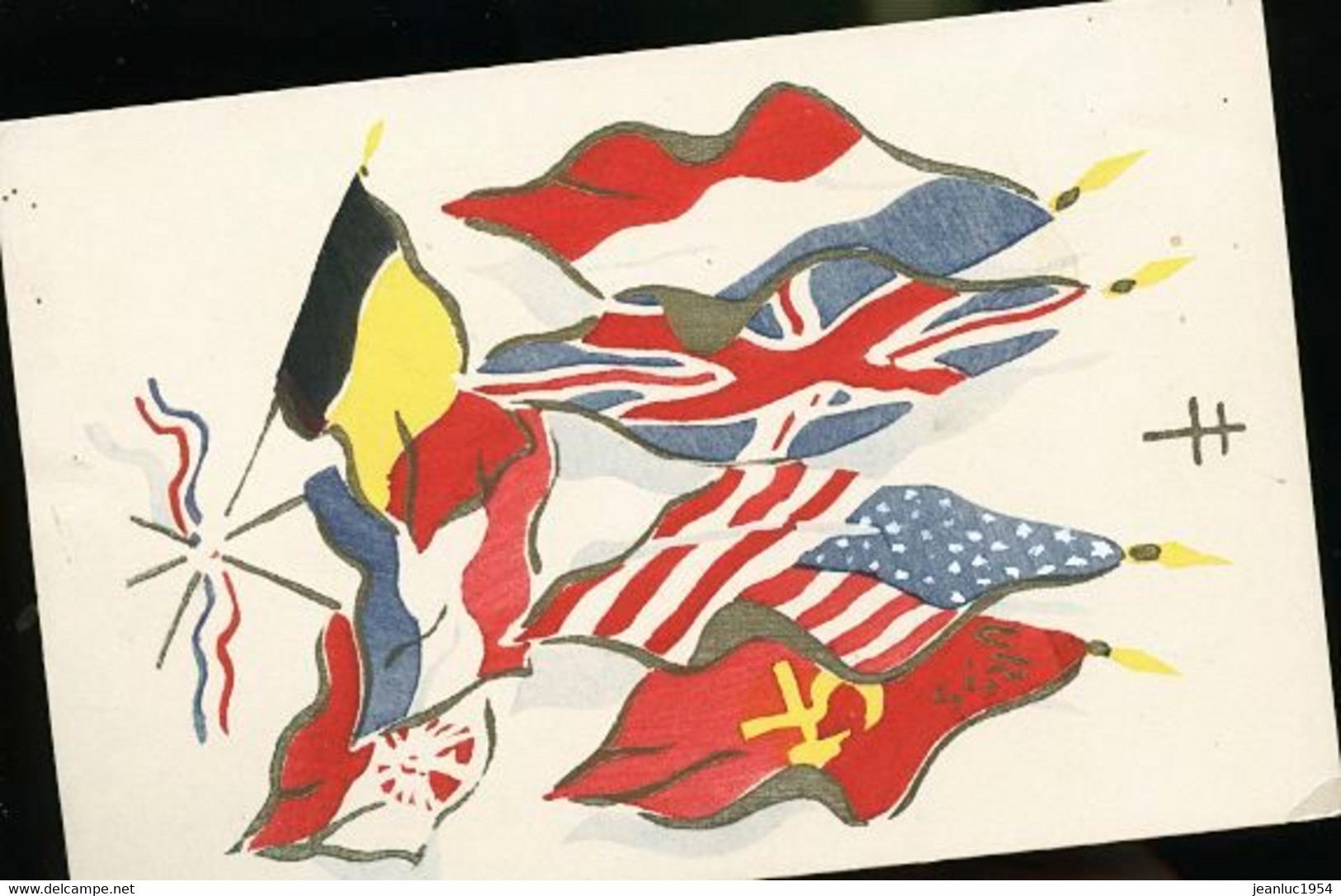 DRAPEUX EN RELIEF CROIS DE LORRAINE - Andere & Zonder Classificatie