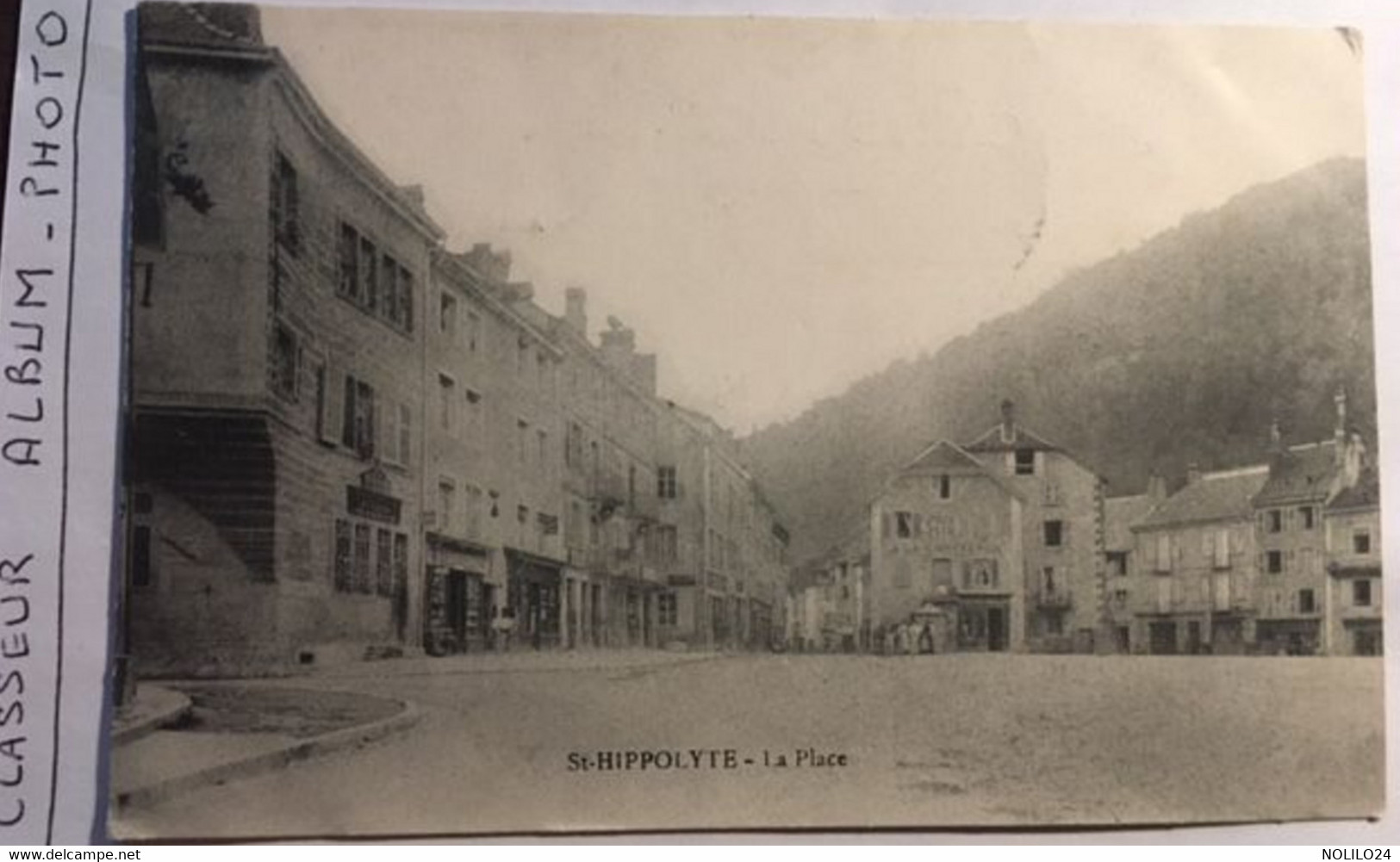 Cpa, écrite En Février 1918, 25 Doubs St Hippolyte La Place, Commerces - Saint Hippolyte