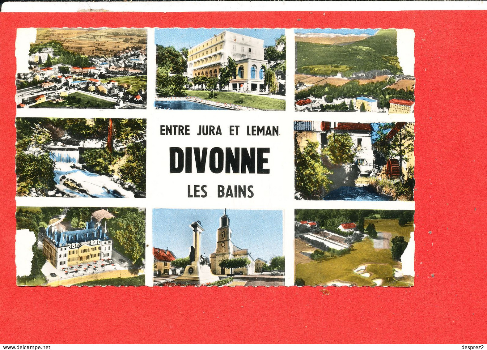 01 DIVONNE Les BAINS Cpsm Multivues       2965 Edit Cellard               Format 14 Cm X 9 Cm - Divonne Les Bains