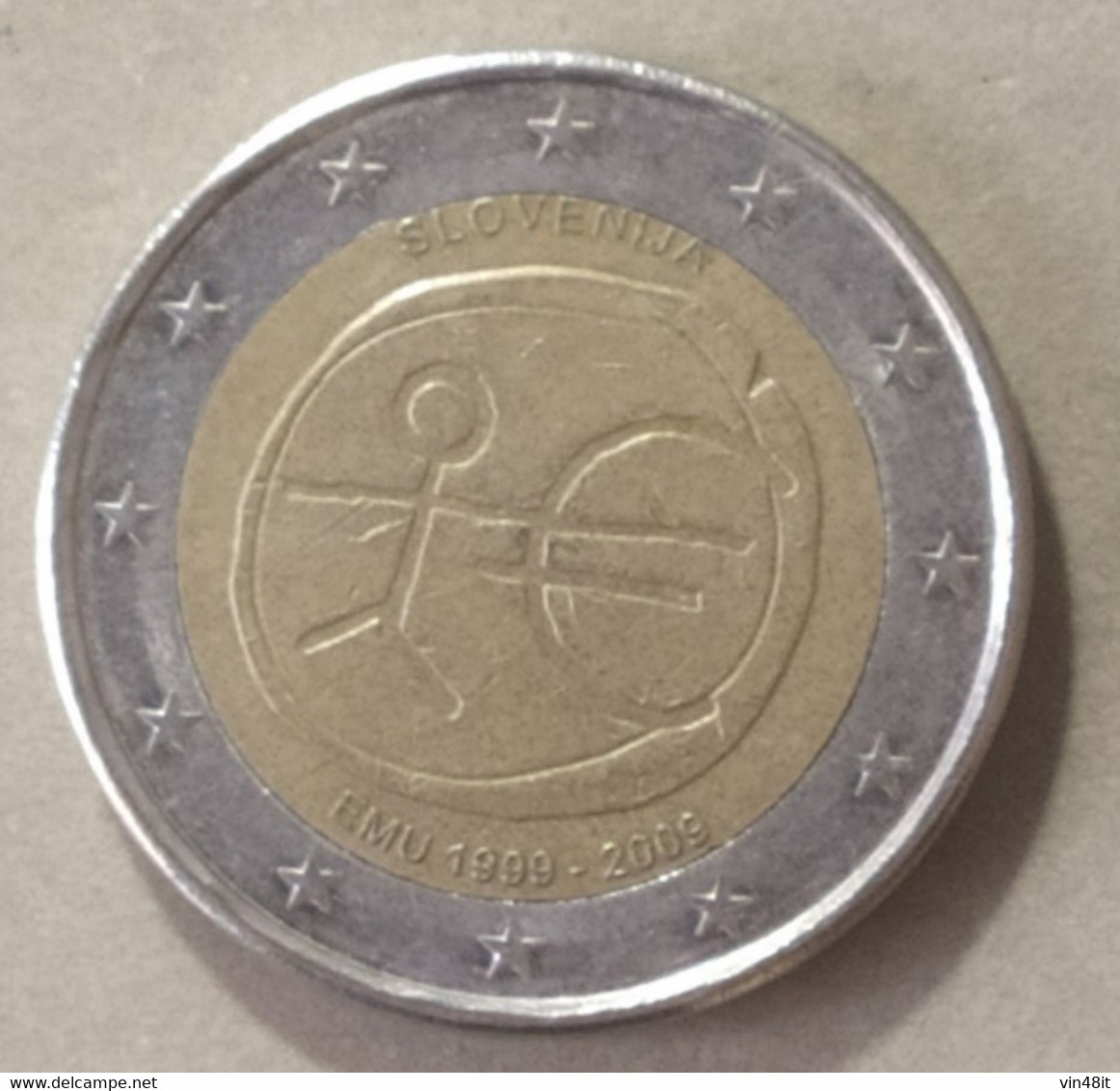 2009 -  SLOVENIA - MONETA IN EURO -  (COMMEMORATIVA)  DEL VALORE DI 2,00  EURO -  USATA- - Slovenia