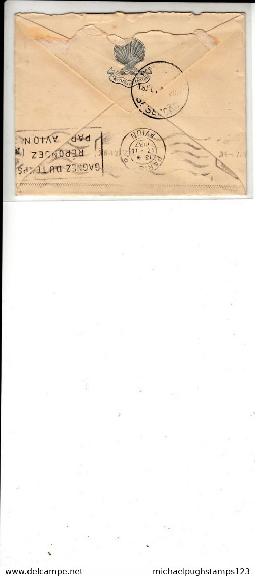 G.B. / Edward 8 / Airmail / Portugal / Hotels / France - Zonder Classificatie