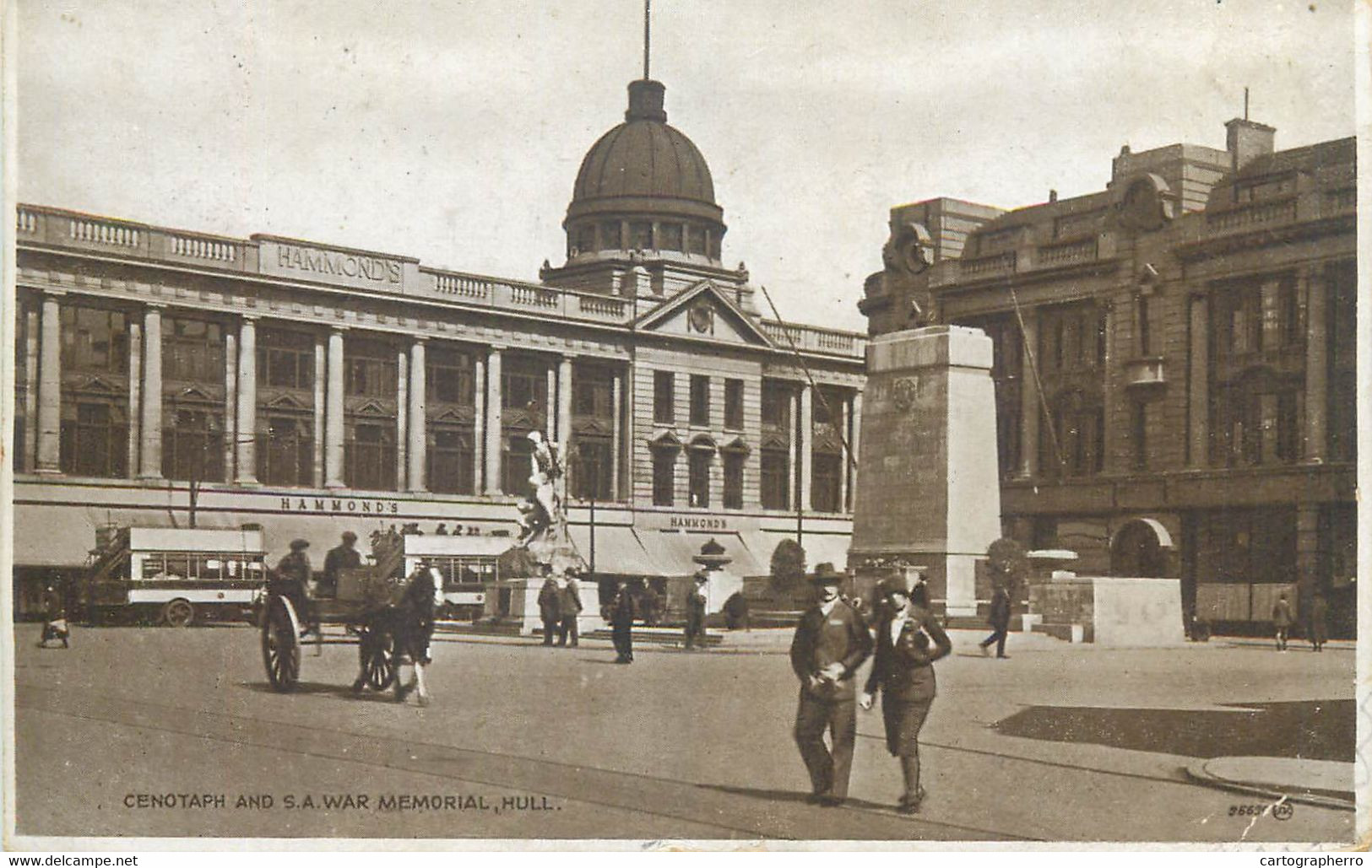 Hull Cenotaph And War Memorial 1920 - Hull