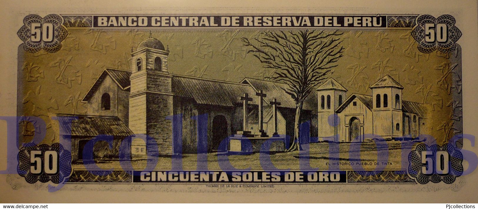 PERU' 50 SOLES ORO 1977 PICK 113 UNC - Pérou