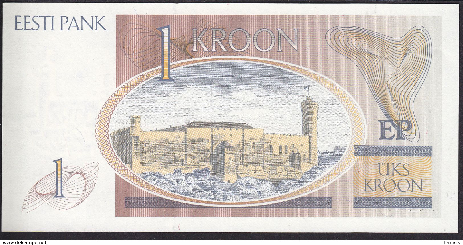 Estonia 1 Krooni 1992 P 69 Prefix AB UNC - Estland