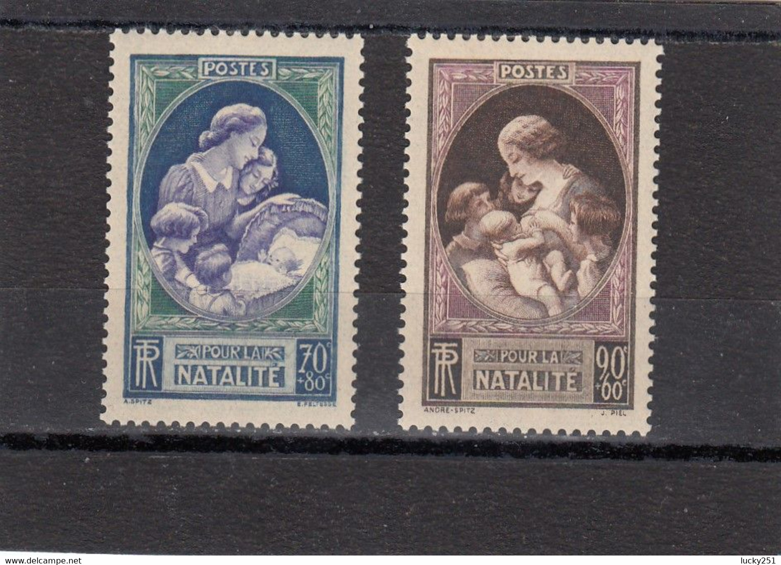 France - Année 1939 - Neuf** - N°YT 440/41 - Propagande En Faveur De La Nativité - Unused Stamps