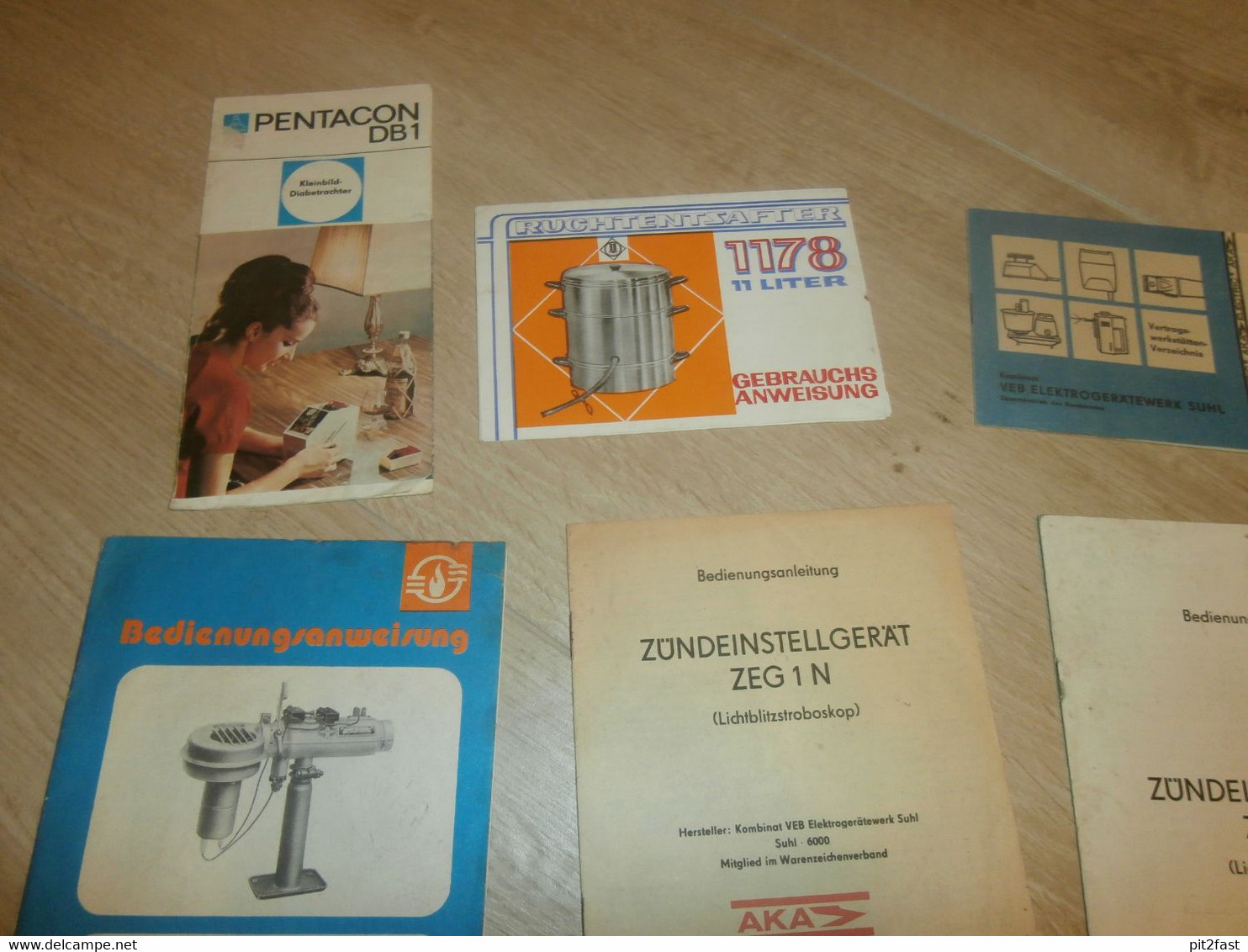 Konvolut Anleitungen , DDR Geräte / Maschinen , VEB , AKA , FIMAG , VEM , Suhl , Neubrandenburg , Madix , Pentacon !!! - Machines