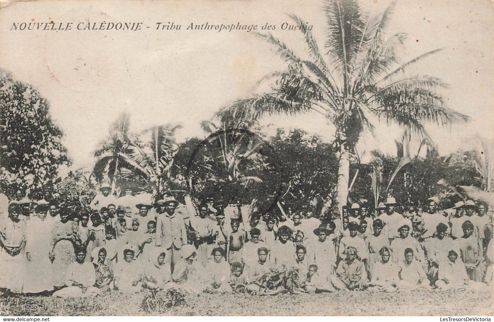 CPA NOUVELLE CALEDONIE - Tribu Anthropophage Des OUEBIA - Cannibalisme - - New Caledonia