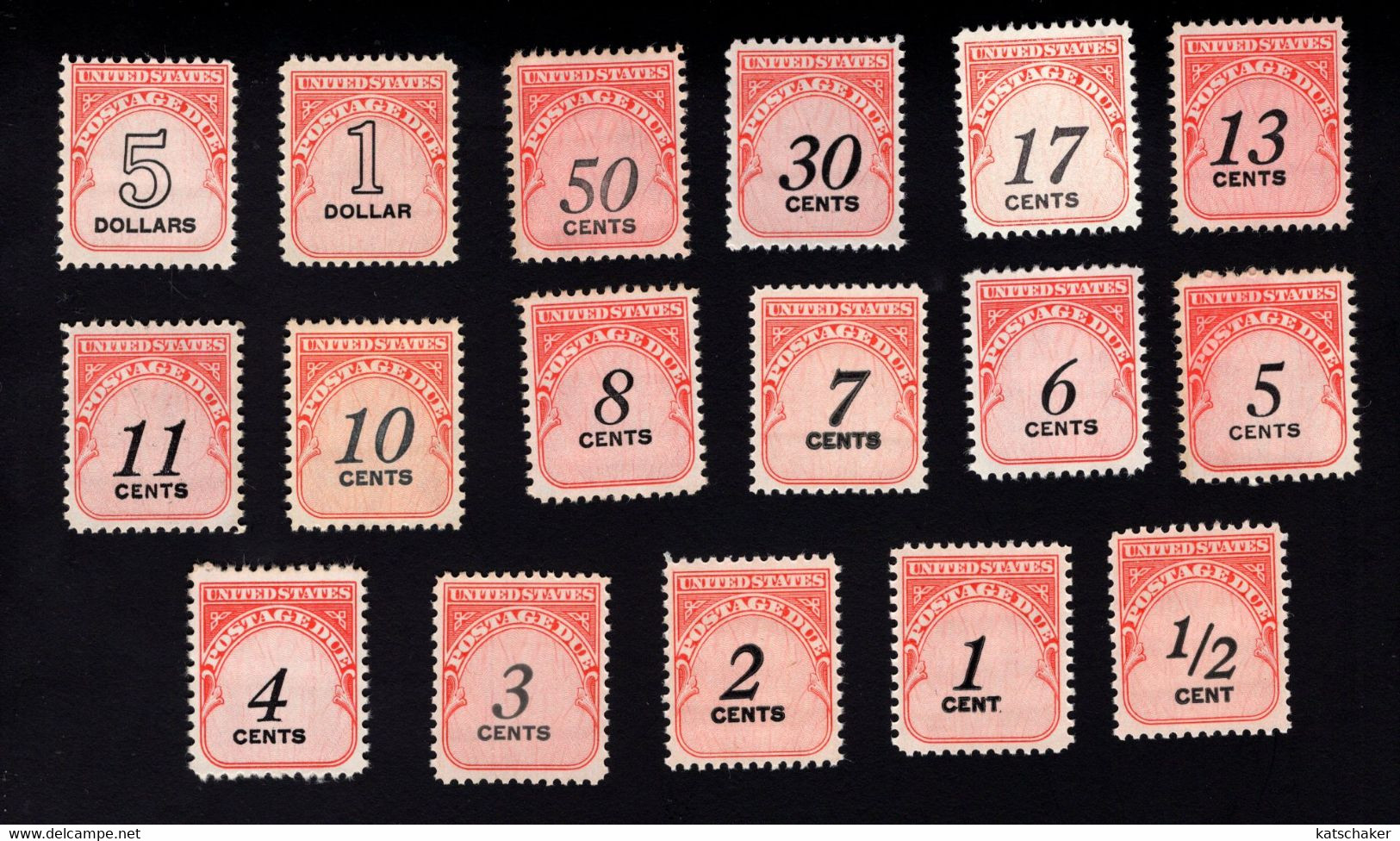 237396508 19595 (XX) POSTFRIS MINT NEVER HINGED   SCOTT J88 Tot J104 -POSTAGE DUE - Strafport