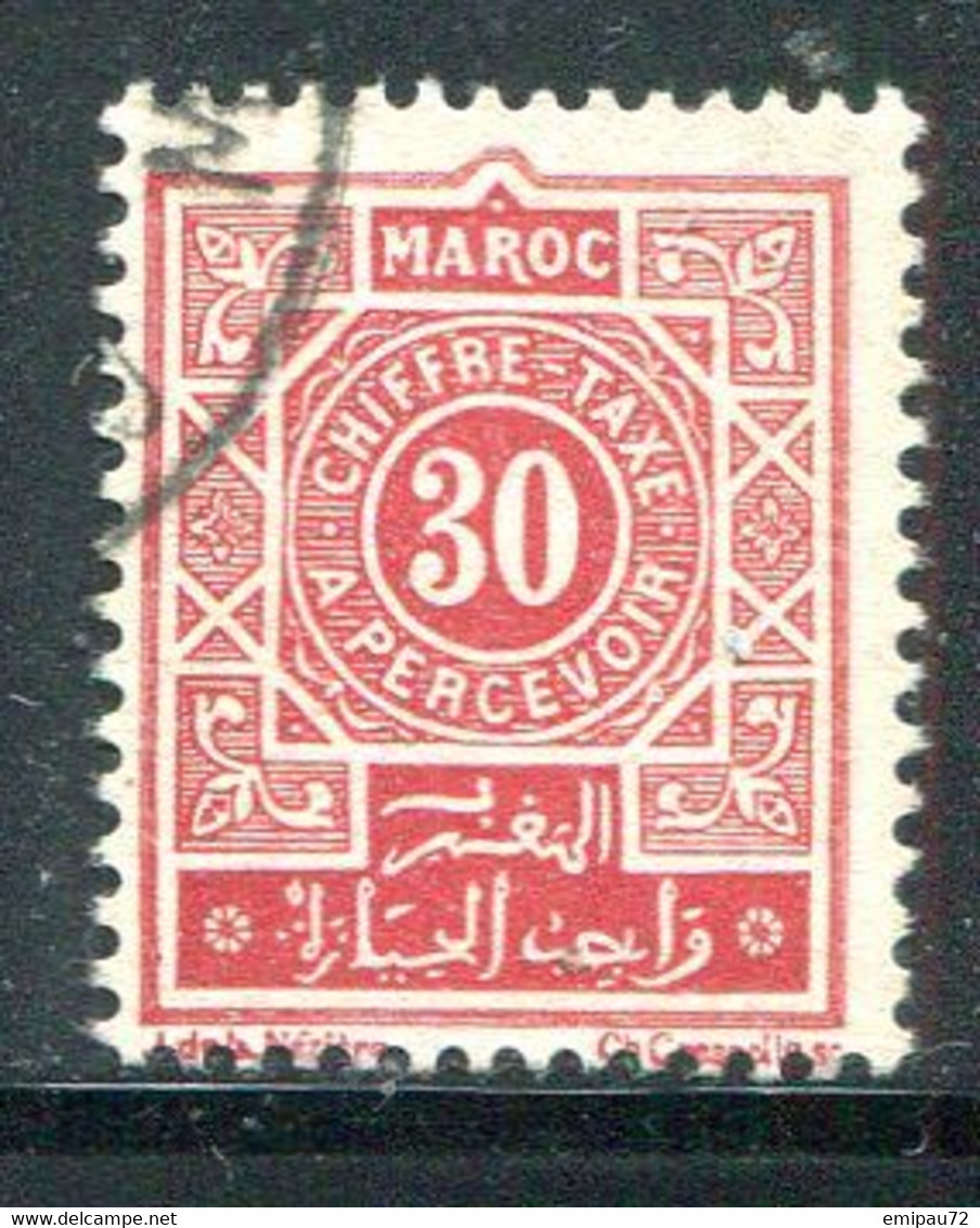 MAROC- Taxe Y&T N°31- Oblitéré - Portomarken