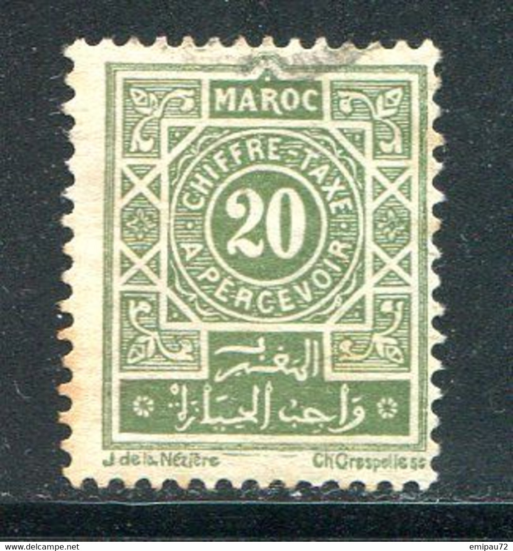 MAROC- Taxe Y&T N°30- Oblitéré - Portomarken