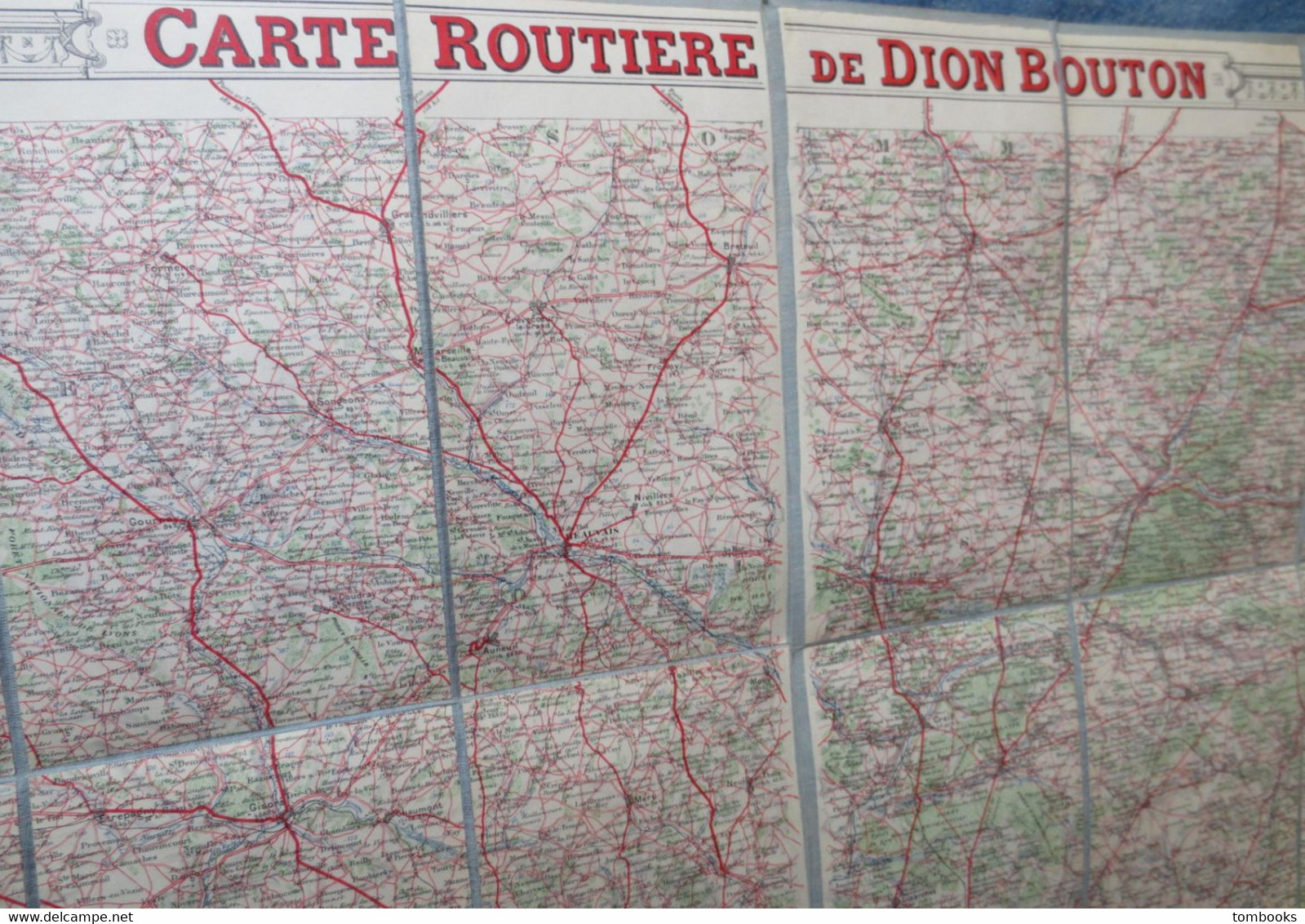 Automobiles De Dion Bouton - Cartes Routières En 5 Couleurs - Les Environs De Paris - Ardennes - Normandie - A. Labatut - Cartes Routières