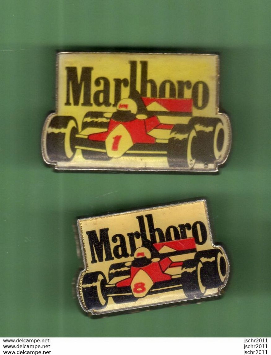 F1 MARLBORO *** Lot De 2 Pin's Differents *** N°4 *** 2074 (24) - Car Racing - F1