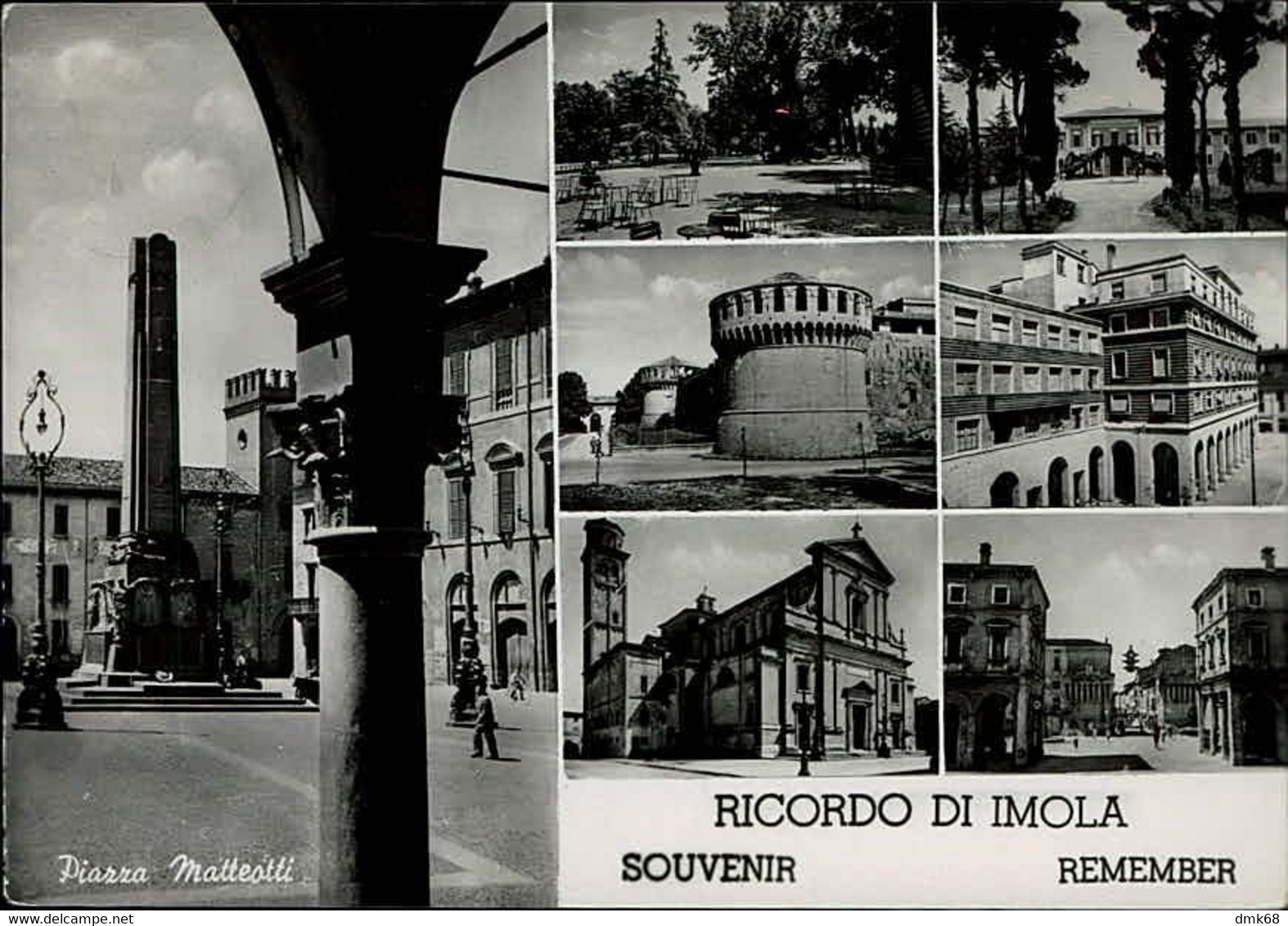 IMOLA - PIAZZA MATTEOTTI / VEDUTINE - SPEDITA 1954 (13490) - Imola