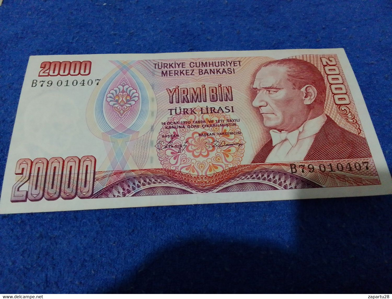 TÜRKİYE - 20 000 TL B79 - Turquie