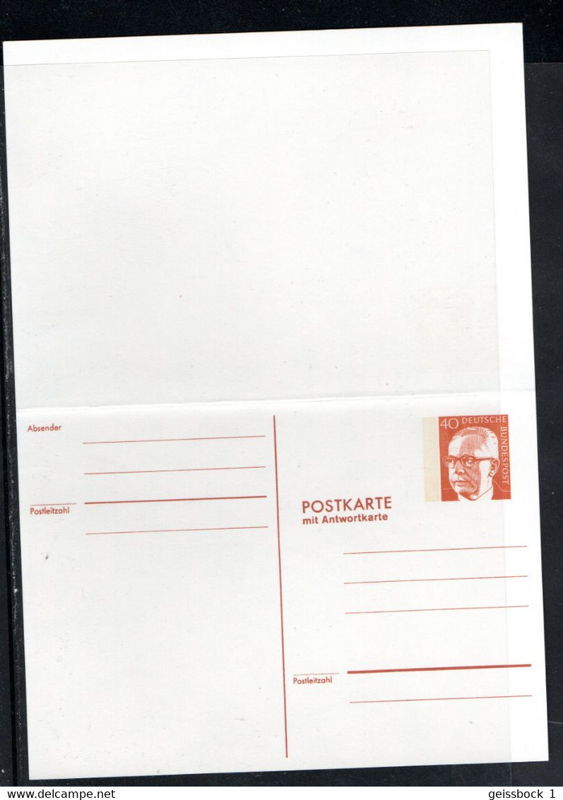 Bund 1971: PP 66:  Postkarte Mit Antwortkarte    **    (B007) - Privatpostkarten - Ungebraucht