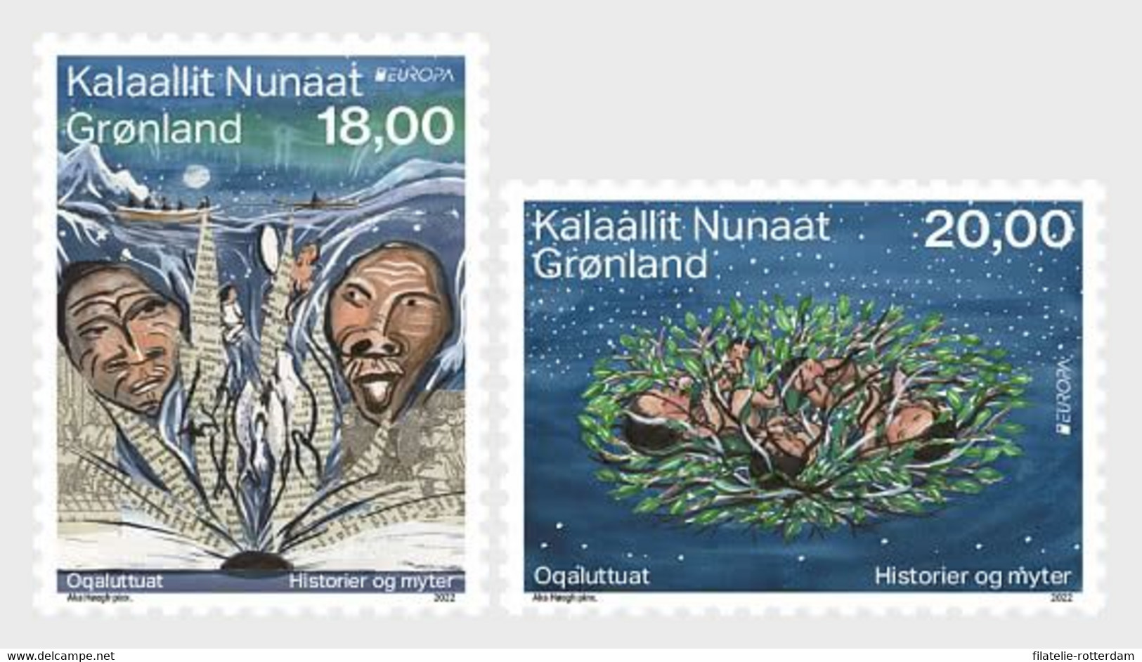 Groenland / Greenland - Postfris / MNH - Complete Set Europa, Mythen En Sagen 2022 - Neufs