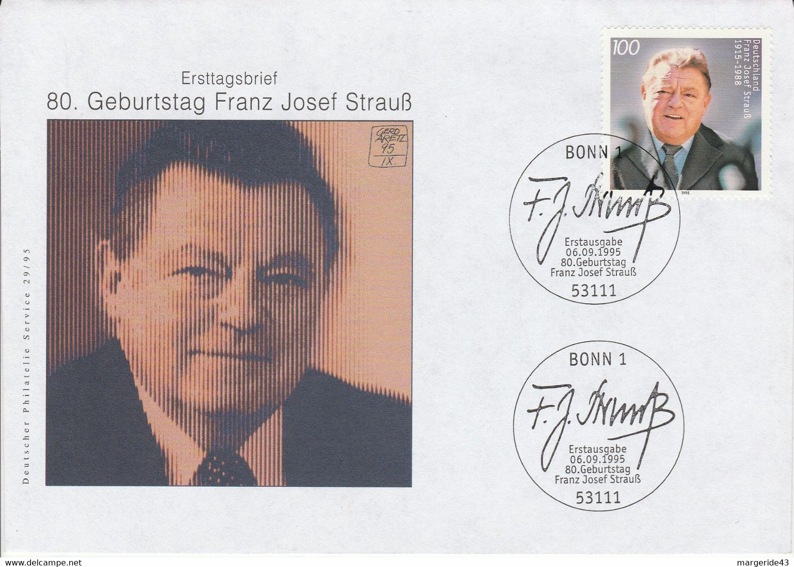 ALLEMAGNE LOT DE 61 DIFFERENTES FDC DE RFA