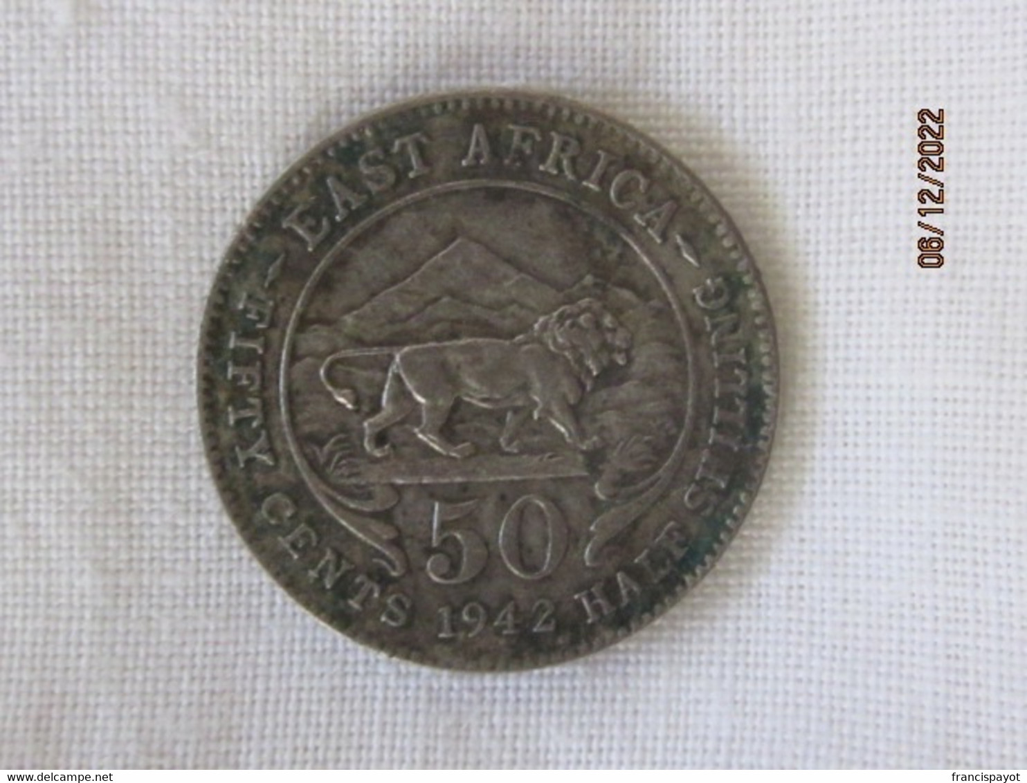 British East Africa: 50 Cents 1942 - British Colony