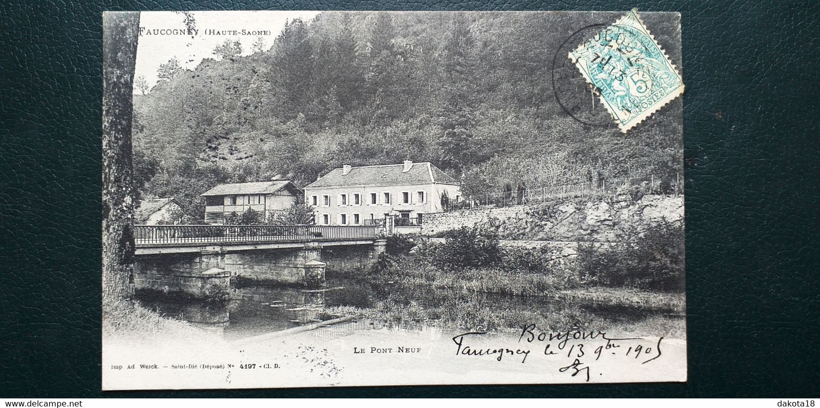 70 , Faucogney ,le Pont Neuf En 1905 - Faucogney