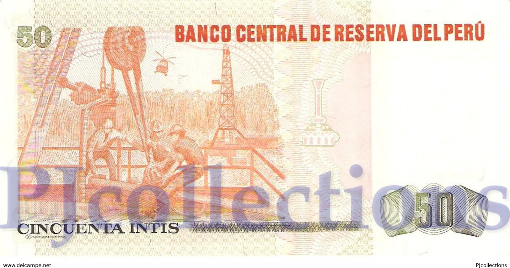 PERU' 50 INTIS 1987 PICK 131b UNC - Pérou