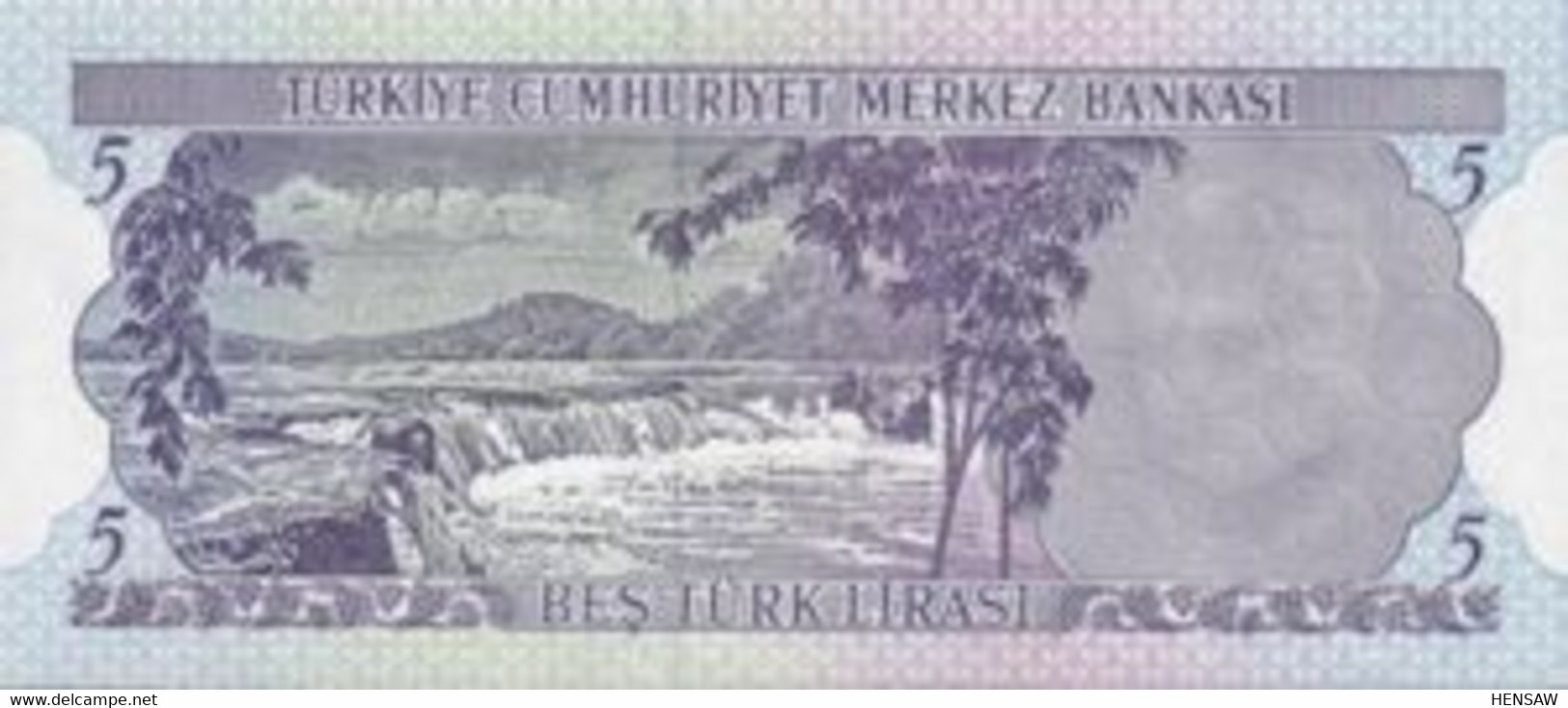 TURKEY TURQUIA 5 LIRASI P 185 1970 UNC SC NUEVO - Turquie