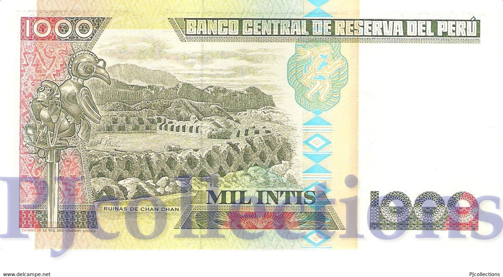 PERU' 1000 INTIS 1988 PICK 136b UNC - Pérou