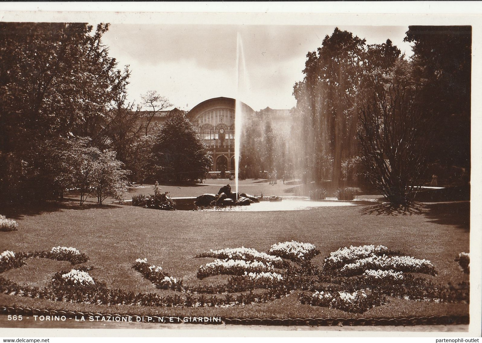 Cartolina - Postcard /  Viaggiata  /  Sent /  Torino - Stazione Di Porta Nuova E Giardini - Stazione Porta Nuova