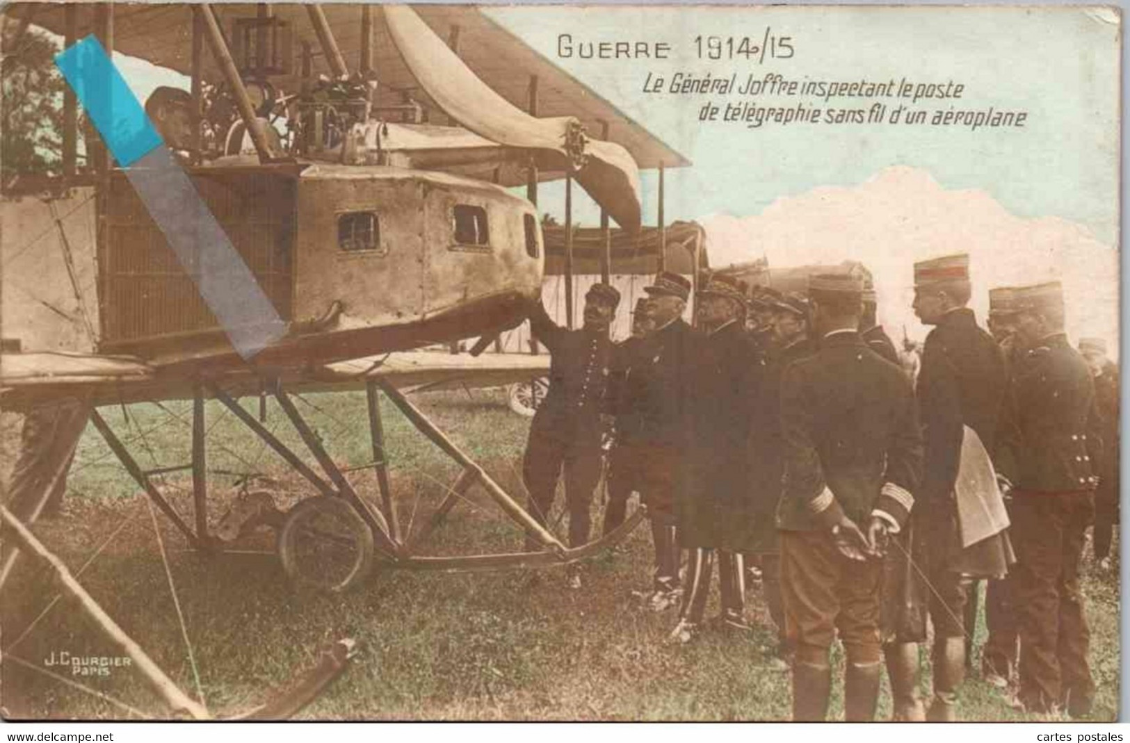 Le Général JOFFRE Inspectant Le Poste De Télégraphie Sans Fil D'un Aéroplane - 1914-1918: 1ère Guerre