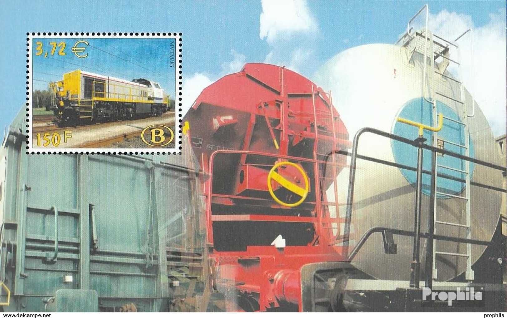 Belgien E Block1/2000 (kompl.Ausg.) Postfrisch 2000 Eisenbahnmarke Privatausgabe - 1996-2013 Vignettes [TRV]