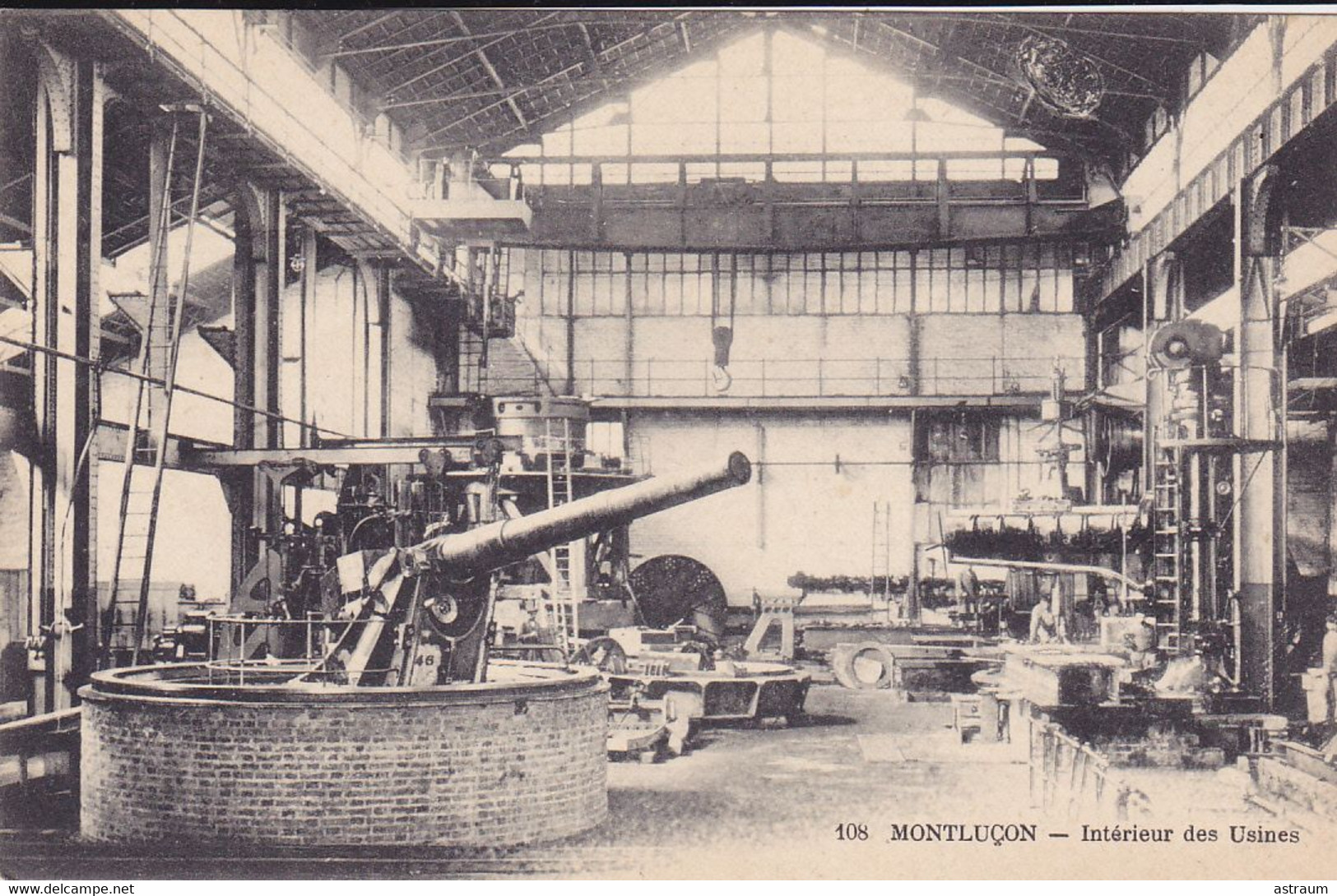 Cpa- 03- Montlucon -pas Sur Delc.-interieur Des Usines - Edi Chaumont N°108 - Montlucon